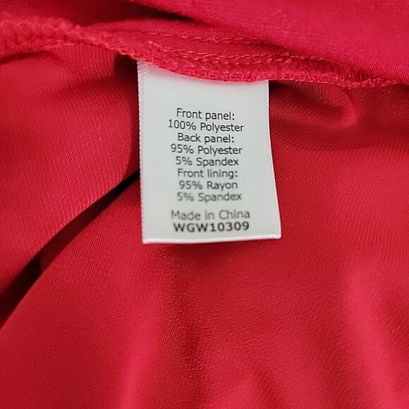 41 Hawthorn Red Sleeveless Blouse Women’s Medium Tie Back Layered Tank Top - Picture 8 of 8